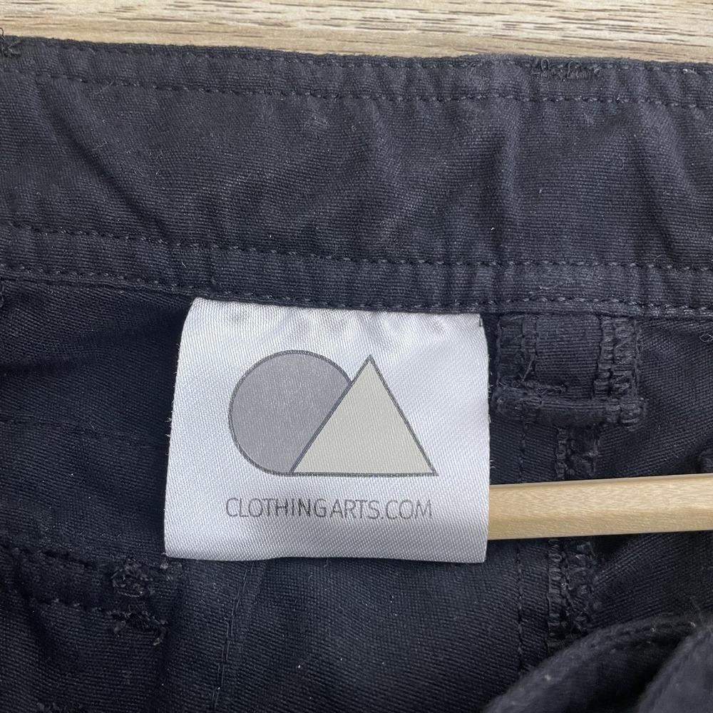 Clothing Arts P Cubed Pick Pocket Proof Adventure Travel Pant 35x29 Black - Picture 3 of 6